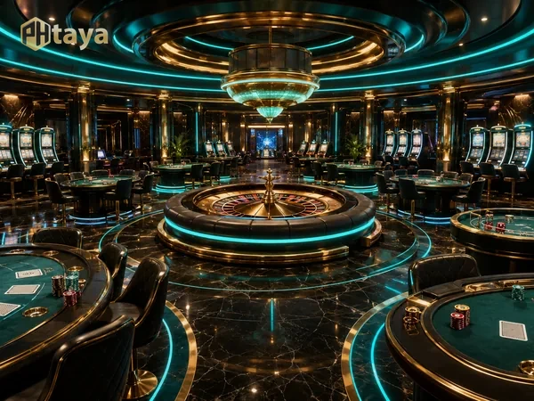 PHTAYA casino games displayed on the homepage